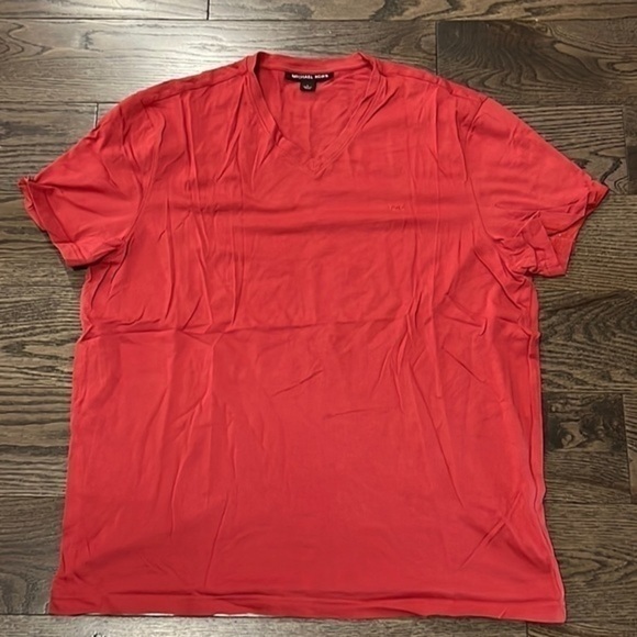 Michael Kors Other - Michael Kors Red Short Sleeve Tee men’s juniors L casual wear streetwear EUC